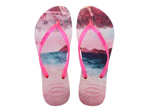 HAVAIANAS SLIM PAISAGE CANDY PINK 39/40