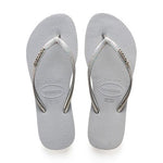 HAVAIANAS SLIM GLITTER CINZA GELO 35/36