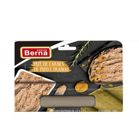 PATE BERNA PATO E FRANGO 100g