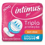 ABSORVENTE INTIMUS GEL TRIPLA PROT SUAVE S/ABAS C/8