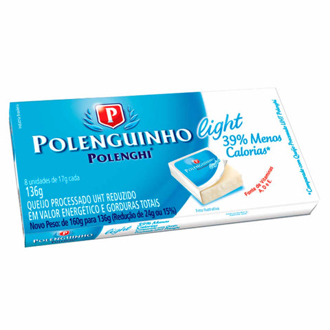 QUEIJO POLENGUINHO LIGHT C/8 136G
