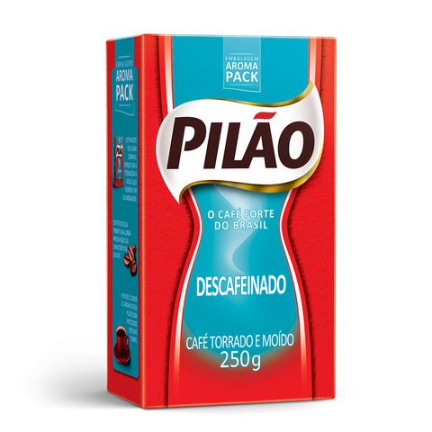 CAFE PILAO DESCAFEINADO A VACUO 250G