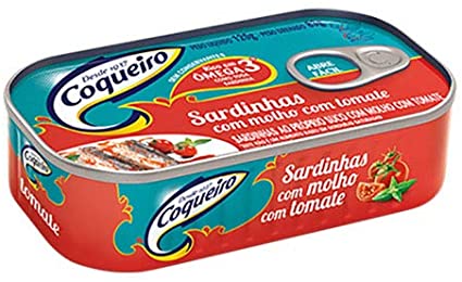 SARDINHA COQUEIRO TOMATE 250g