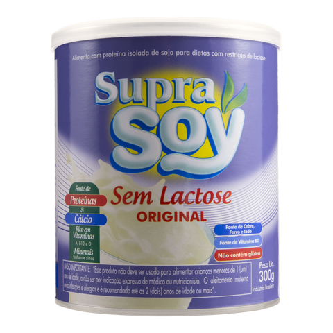 LEITE PO SUPRA SOY S/LACTOSE ORIGINAL 300G