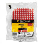 PRATO DESC COPOBRAS BRANCO 15CM C/10