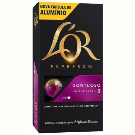 CAPSULA LOR ESPRESSO SONTUOSO N°8 C/10 52g