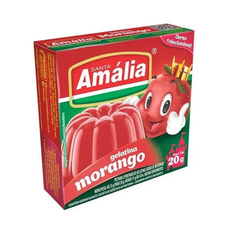 GELATINA STA AMALIA MORANGO 20G