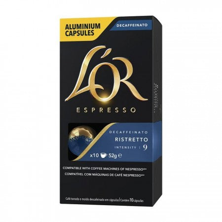 CAPSULA LOR ESPRESSO RISTRETTO DECAF N°9 C/10 52g