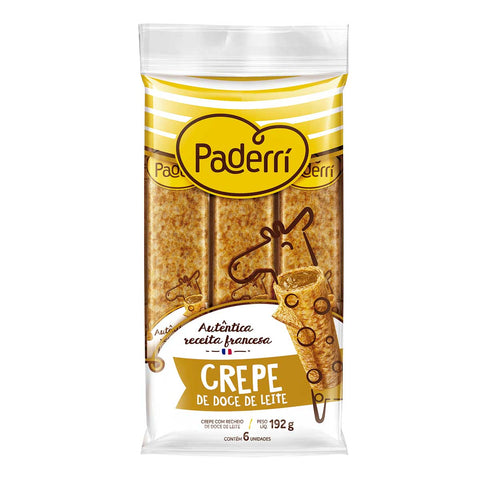 CREPE PADERRI DOCE DE LEITE C/6 192g