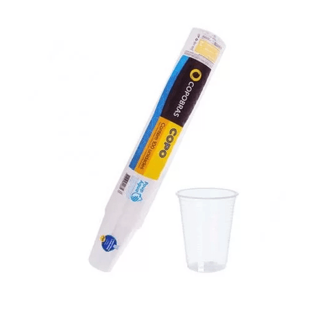 COPO DESC COPOBRAS PS TRANSP 200ML C/100