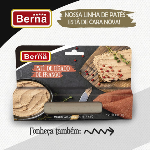 PATE BERNA FIGADO FRANGO 100g