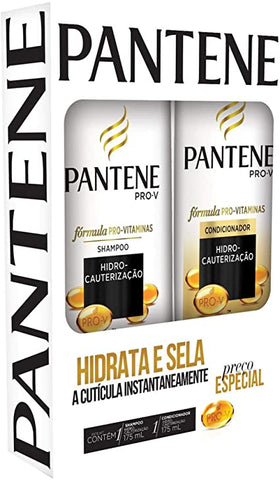 KIT SHAMPOO + CONDICIONADOR PANTENE HIDRO CAUTERIZACAO 350ML