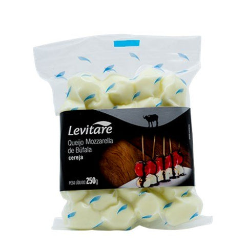 QUEIJO MOZZARELLA BUFALA LEVITARE CEREJA 250G