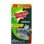 ESPONJA SCOTH-BRITE MULTIUSO 35% DESCONTO C/3