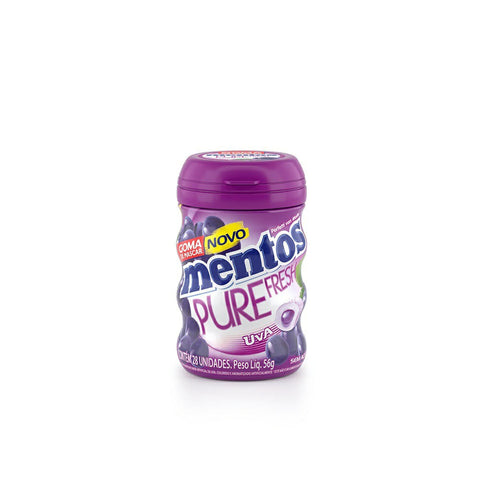 CHICLETE MENTOS PURE FRESCH UVA C/28 56g