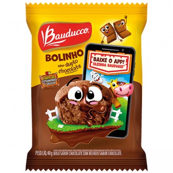BOLO BAUDUCCO DUPLO CHOCOLATE 40g