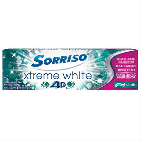 CREME DENTAL SORRISO XTREME WHITE 4D MINT 70G