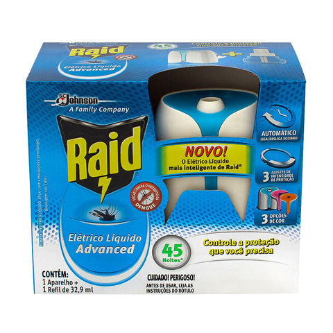 REPELENTE RAID ADVANCED 1AP+1RF 32,9ml