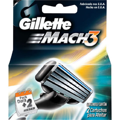 CARGA GILLETTE MACH3 C/2