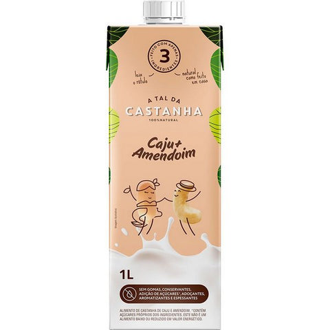 BEBIDA A TAL DA CASTANHA CAJU AMENDOIM 1L