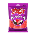 BALA DOCILE GELATINES CORACAO 80g