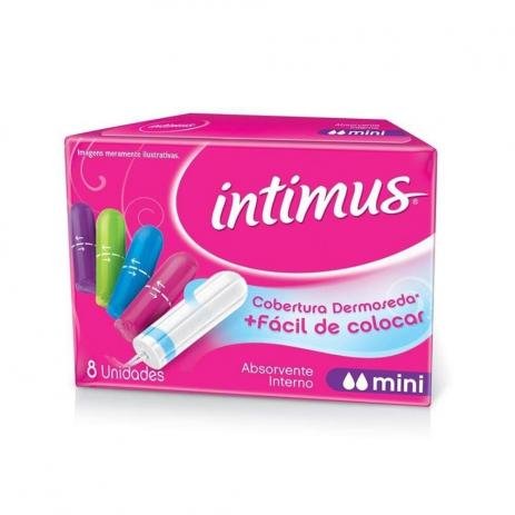 ABSORVENTE INTIMUS INTERNO MINI C/8