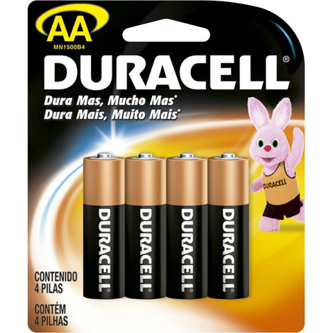 PILHA DURACELL ALCALINA AA C/4