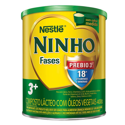 LEITE PO NINHO FASES 3+ 400G
