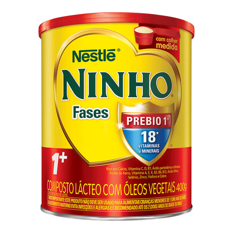 LEITE PO NINHO COMPOSTO FASES 1+ 400g
