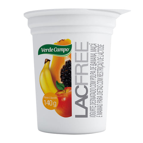 IOGURTE VERDE CAMPO LACFREE MACA BAN MAMAO 140G