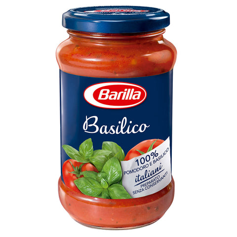 MOLHO TOMATE BARILLA BASILICO MANJERICAO VD 400g