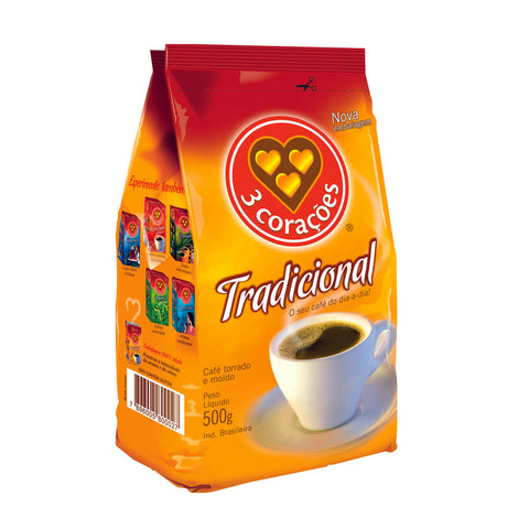 CAFE 3 CORACOES TRADICIONAL 500G