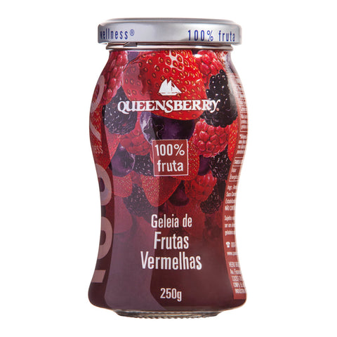 GELEIA QUEENSBERRY 100% FRUTAS VERMELHAS 250G