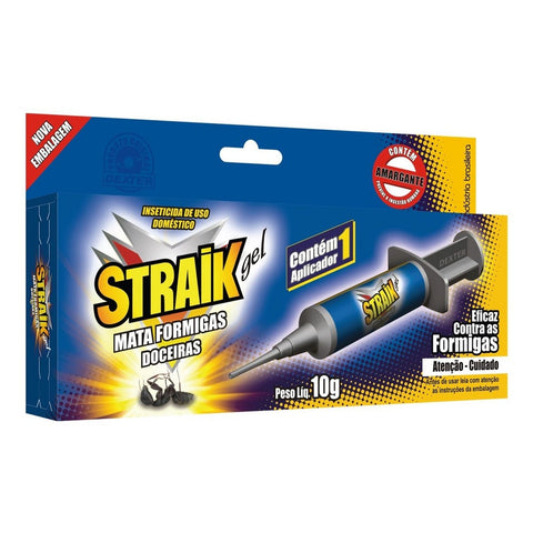 INSETICIDA STRAIK GEL MATA FORMIGAS C/1 10G