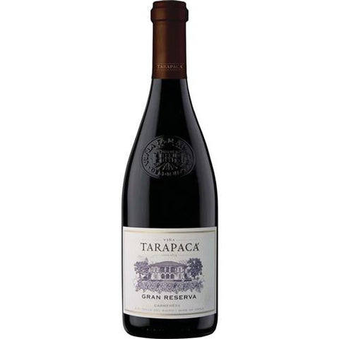 VINHO TARAPACA GRAN RESERVA CARMENERE TINTO SECO 750ml