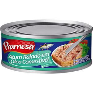 ATUM PRAMESA RALADO EM OLEO COMESTIVEL 170g