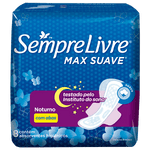 ABSORVENTE SEMPRE LIVRE MAX SUAVE NOTURNO C/ABAS C/8
