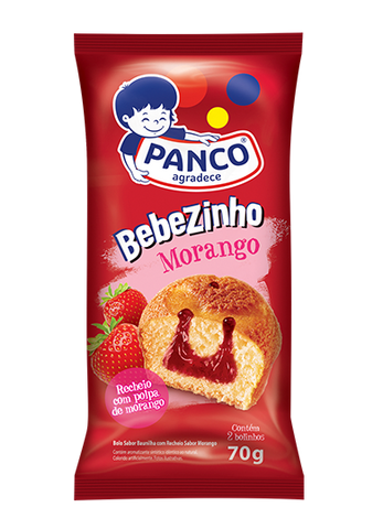 BOLO PANCO BEBEZINHO MORANGO 70G