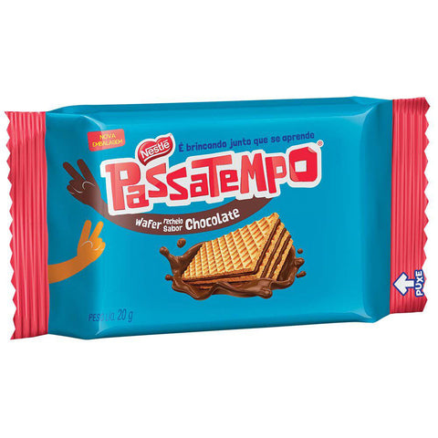 BISCOITO NESTLE PASSATEMPO WAFER CHOCOLATE 20G