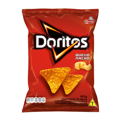 BISCOITO ELMA CHIPS DORITOS QUEIJO NACHO 167G