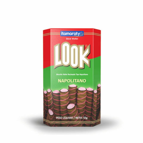 BISCOITO ITAMARATY LOOK WAFER NAPOLITANO 55G