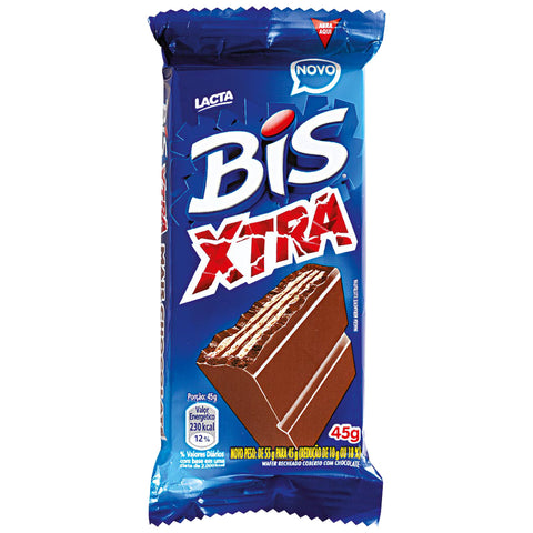 BISCOITO LACTA WAFER BIS XTRA 45g