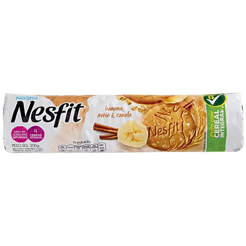 BISCOITO NESTLE NESFIT BANANA AVEIA CANELA 200G