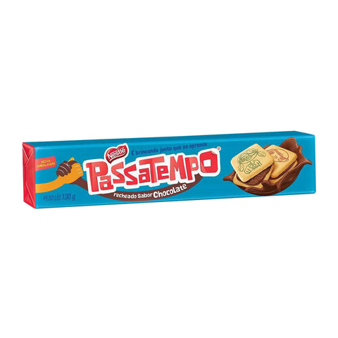 BISCOITO NESTLE PASSATEMPO RECHEADO CHOC 130G