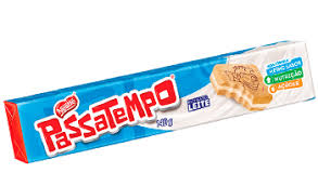 BISCOITO NESTLE PASSATEMPO RECHEADO LEITE 130G