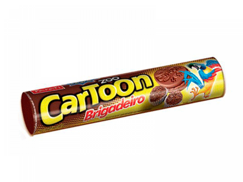 BISCOITO PARATI CARTOON RECHEADO BRIGADEIRO 140G