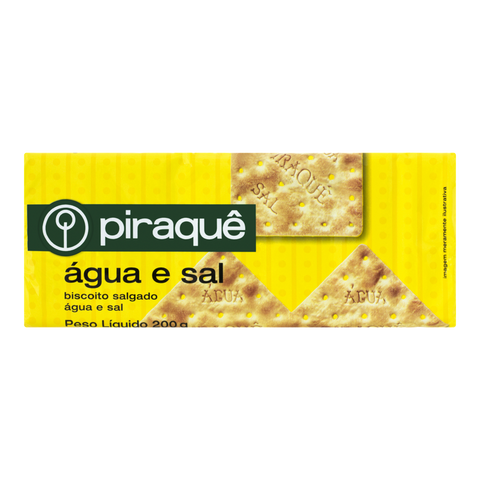 BISCOITO PIRAQUE AGUA SAL 200g