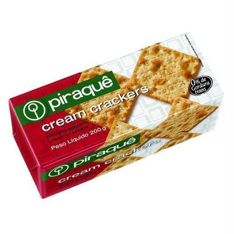 BISCOITO PIRAQUE CREAM CRACKER 200g