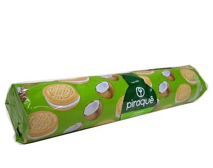 BISCOITO PIRAQUE LEITE COCO 200g