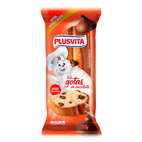 BOLO PLUS VITA GOTAS CHOCOLATE 250g